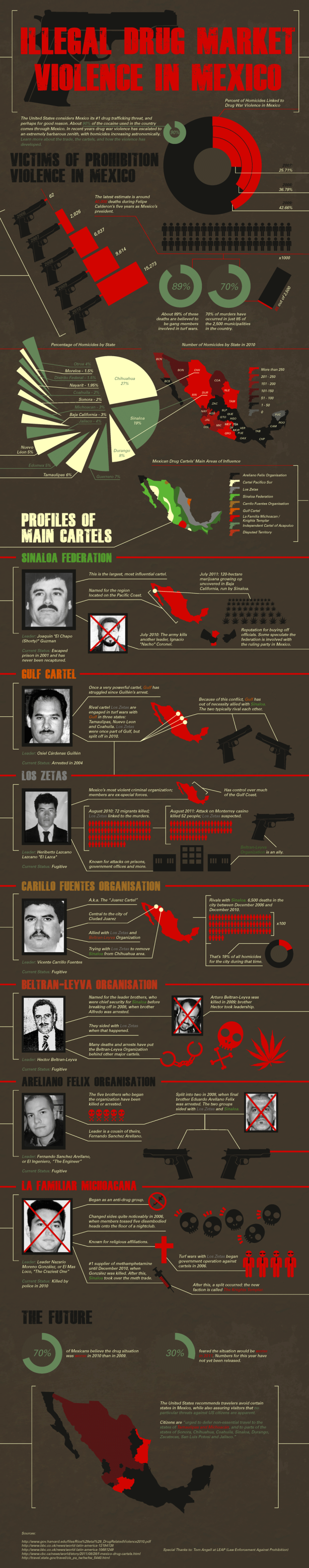 Mexico's drug war visualized